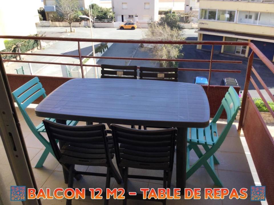 T3 Vue Mer Avec Acces A La Plage, Wifi, Clim - Dansnotreappart-Com - Valras-Plage Ngoại thất bức ảnh